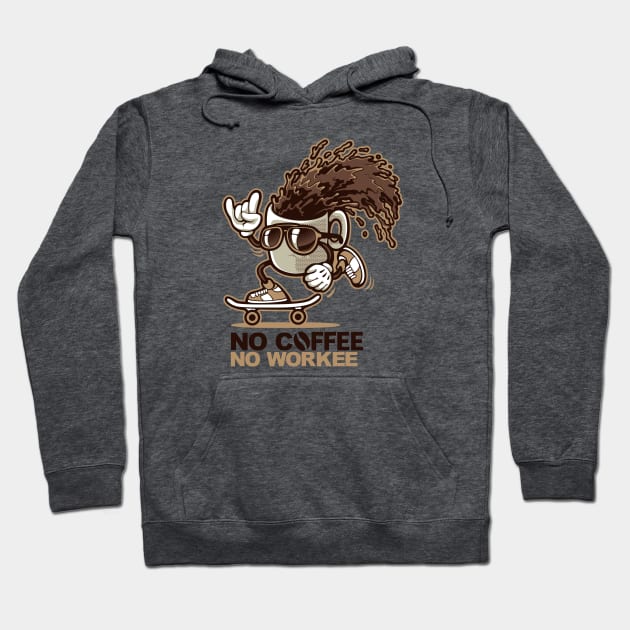 No Coffee Hoodie by SpottydoggCreatives